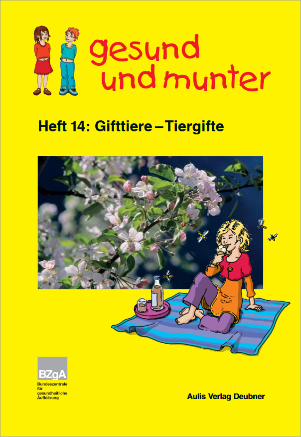 Broschüre gesund und munter - Heft 14: Gifttiere - Tiergifte