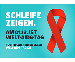 Postkarte Welt-AIDS-Tag Postkarte Welt-AIDS-Tag