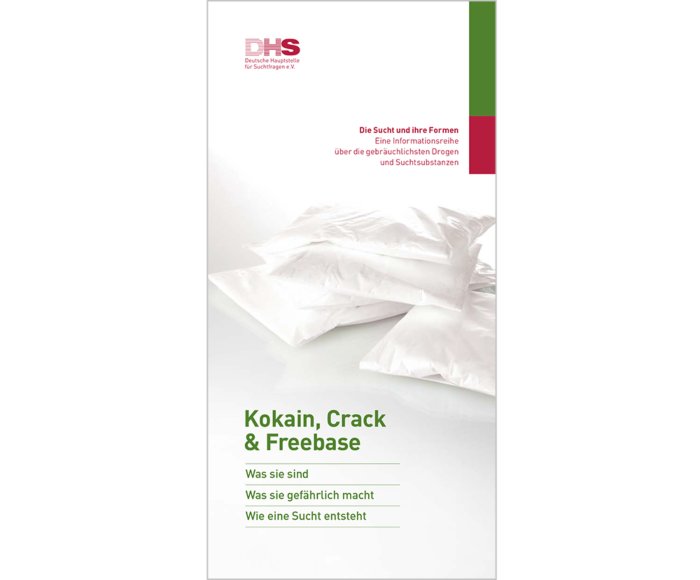 Faltblatt "Die Sucht und ihre Stoffe - Kokain, Crack & Freebase" - BIG Shop