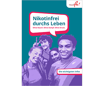 Das Bild zeigt eine Vorschau des Mediums "Nikotinfrei durchs Leben – Ohne Rauch. Ohne Dampf. Ohne Druck"