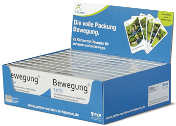 Aufsteller mit 20 Bewegungspackungen 