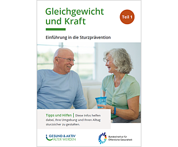 Das Bild zeigt eine Vorschau des Mediums "Gleichgewicht und Kraft - Einführung in die Sturzprävention"