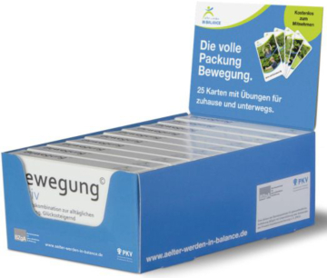 Aufsteller mit 10 Bewegungspackungen 