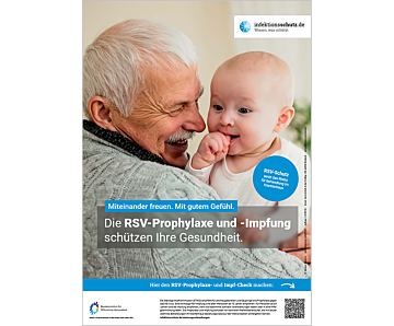 Das Bild zeigt eine Vorschau des Mediums "Die RSV-Prophylaxe und -Impfung schützen Ihre Gesundheit"
