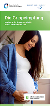 Das Bild zeigt eine Vorschau des Mediums "Die Grippeimpfung für Schwangere"