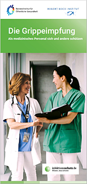 Das Bild zeigt eine Vorschau des Mediums "Die Grippeimpfung für medizinisches Personal"
