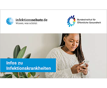 Das Bild zeigt eine Vorschau des Mediums "Infokarte Erregersteckbriefe auf infektionsschutz.de"