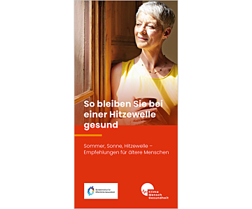 Das Bild zeigt eine Vorschau des Mediums "So bleiben Sie bei einer Hitzewelle gesund - Empfehlungen für ältere Menschen"