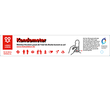 Das Bild zeigt eine Vorschau des Mediums "LIEBESLEBEN-Kondometer"