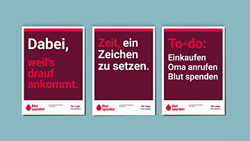 Das Bild zeigt eine Vorschau des Mediums "Plakat Blut- und Plasmaspende zum Selbstausdruck"