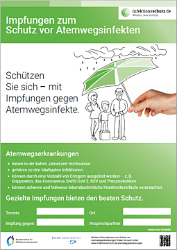 Plakatvorlage "Impfaktion"