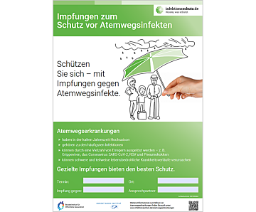 Plakatvorlage "Impfaktion"