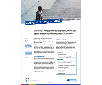 Abbildung - Depression -was ist das?