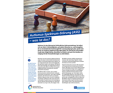Das Bild zeigt eine Vorschau des Mediums "Autismus-Spektrum-Störung - was ist das?"