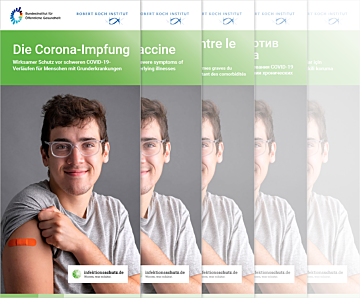 Das Bild zeigt eine Vorschau des Mediums "Die Corona-Impfung für chronisch Kranke"