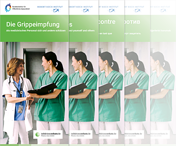 Das Bild zeigt eine Vorschau des Mediums "Die Grippeimpfung für medizinisches Personal"