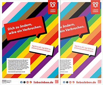 Das Bild zeigt eine Vorschau des Mediums "LIEBESLEBEN-Innenraumplakat Vielfalt"