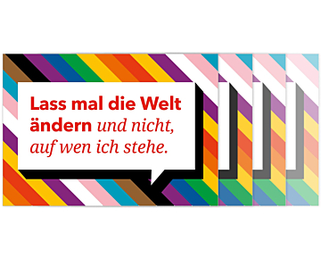 Das Bild zeigt eine Vorschau des Mediums "LIEBESLEBEN-Postkarten zum Thema Vielfalt"