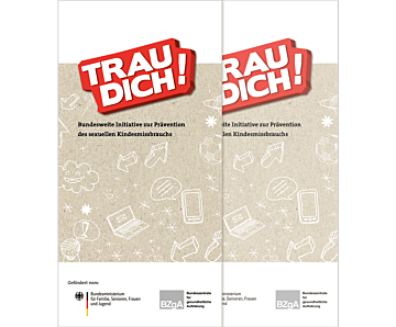 Das Bild zeigt eine Vorschau des Mediums 'Trau dich! Bundesweite Initiative zur Prävention des sexuellen Kindesmissbrauchs'