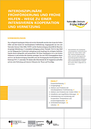 Broschüre Impulspapier - Interdisziplinäre Frühförderung und Frühe Hilfen
