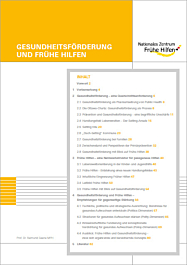 Fachheft Gesundheitsförderung und Frühe Hilfen