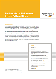 Fachheft Freiberufliche Hebammen in den Frühen Hilfen