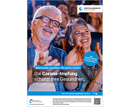 Das Bild zeigt eine Vorschau des Mediums "Die Corona-Impfung schützt Ihre Gesundheit."