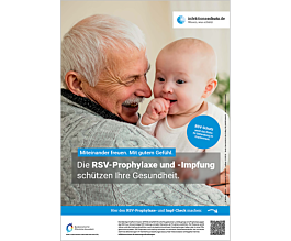 Das Bild zeigt eine Vorschau des Mediums "Die RSV-Prophylaxe und -Impfung schützen Ihre Gesundheit"