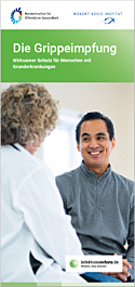 Das Bild zeigt eine Vorschau des Mediums "Die Grippeimpfung für chronisch Kranke"