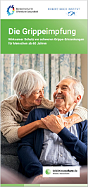 Das Bild zeigt eine Vorschau des Mediums "Die Grippeimpfung für Menschen ab 60"