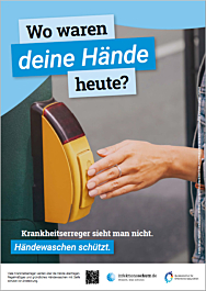 Wo waren deine Hände heute? – Motiv Ampel