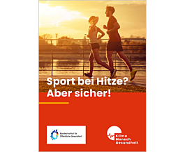 Abbildung - Verteilkarte-Tipps Sport bei Hitze Klima-Mensch-Gesundheit