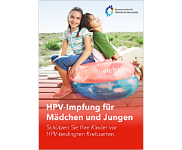 Das Bild zeigt eine Vorschau des Mediums "HPV Elternbroschüre "