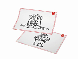 Postkarte Wir sind die Nasenbärchen