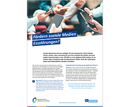 Das Bild zeigt eine Vorschau des Mediums "Fördern soziale Medien Essstörungen?"