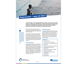 Abbildung - Depression -was ist das?