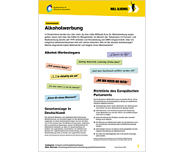 Das Bild zeigt eine Vorschau des Mediums "Arbeitsblatt: Alkoholwerbung"