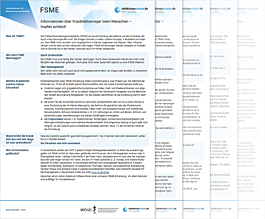 Das Bild zeigt eine Vorschau des Mediums "Erregersteckbrief FSME"