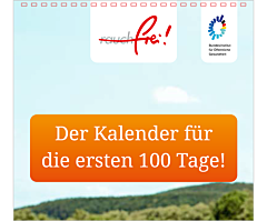 Das Bild zeigt eine Vorschau des Mediums Nichtraucherkalender für die ersten 100 Tage Das Bild zeigt eine Vorschau des Mediums Nichtraucherkalender für die ersten 100 Tage