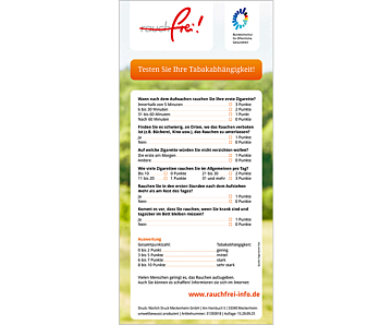 Das Bild zeigt eine Vorschau des Mediums "Telefonberatung zur Raucherentwöhnung"