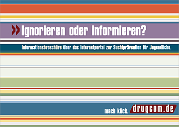 Broschüre drugcom.de - Broschüre für Multiplikatoren