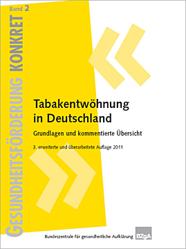Fachheft Gesundheitsförderung KONKRET, Band 2:  Tabakentwöhnung in Deutschland