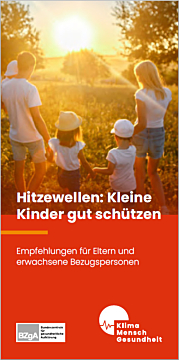 Das Bild zeigt eine Vorschau des Mediums "Hitzewellen Kleine Kinder gut schützen"