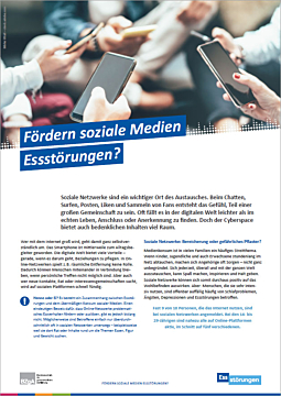 Fördern soziale Medien Essstörungen?