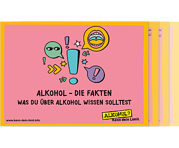 Das Bild zeigt eine Vorschau des Mediums "Alkohol? Kenn Dein Limit - Die Fakten"