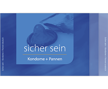 Flyer sicher sein - Kondome + Pannen