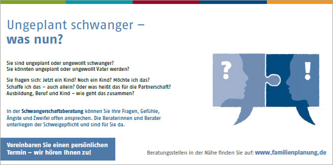 Karte "Ungeplant Schwanger" main product photo