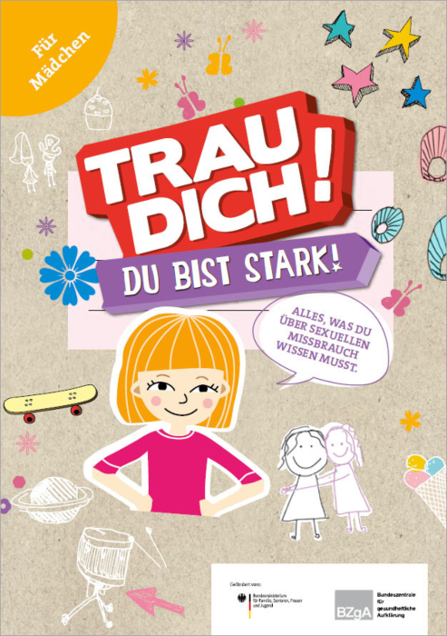 Trau dich! Du bist stark! Mädchenbroschüre main product photo