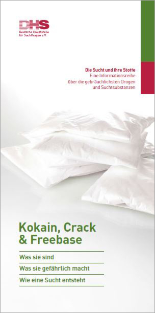Faltblatt "Die Sucht und ihre Stoffe - Kokain, Crack & Freebase" main product photo