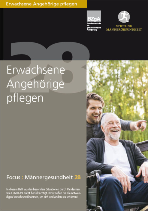 Wissensreihe Männergesundheit - Erwachsene Angehörige pflegen main product photo